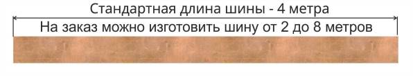 Все сечения медной шины